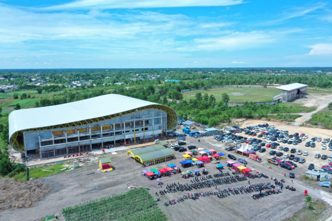 Konstruksi Gedung Tempat Hiburan dan Olahraga